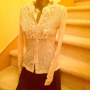 Classic Body Con Buttoned Blouse